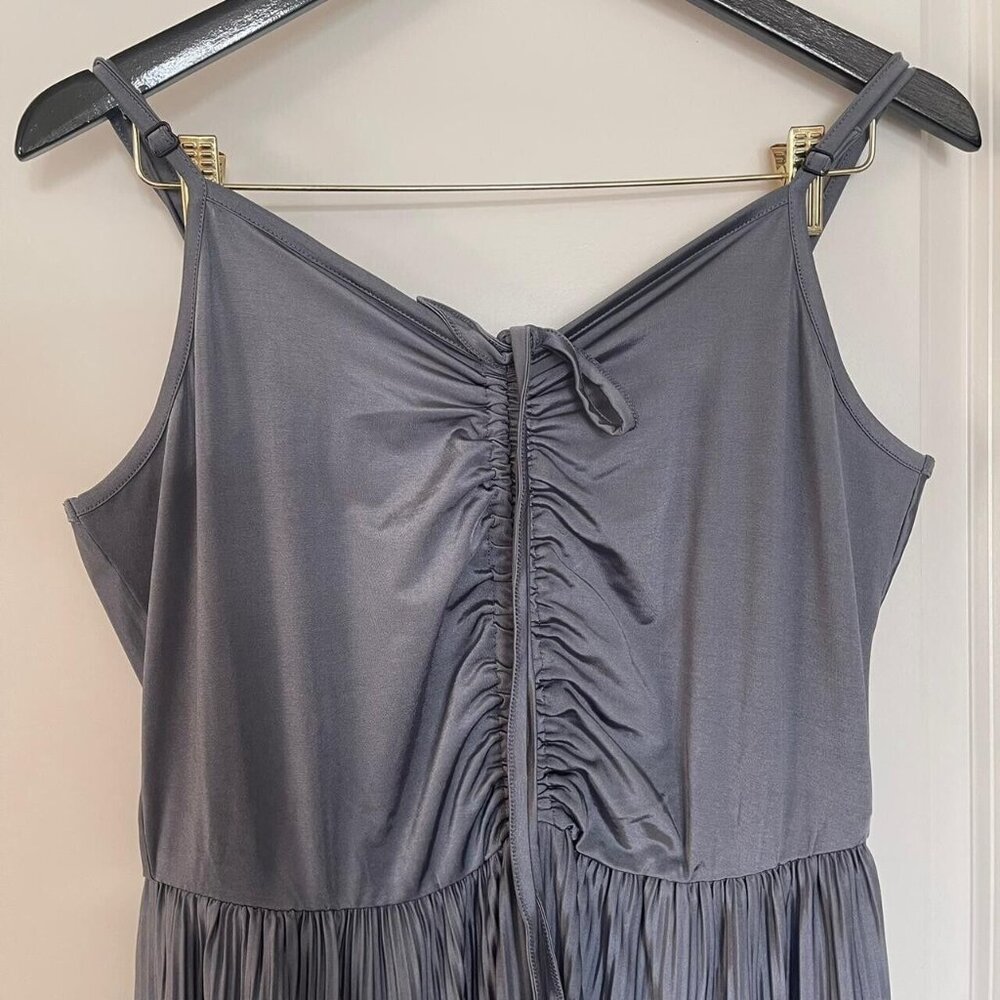 Mast and Harbour Women Ladies Grey Jumpsuit Jumper Sleeveless Adjustable Size L - Picture 2 of 9